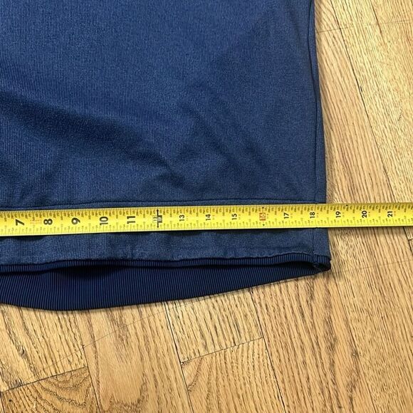 UNDERARMOUR GOLF LOOSE 1/4 ZIP SNAP LONG‎ SLEEVE GOLDGEAR SWEARER SIZE L - Picture 9 of 9